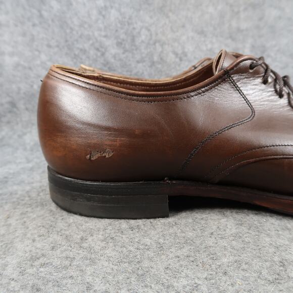 Supreme Shoes Mens 11.5 Oxfords Derby Split Toe Leather Vintage Classic AA Brown - Picture 2 of 14